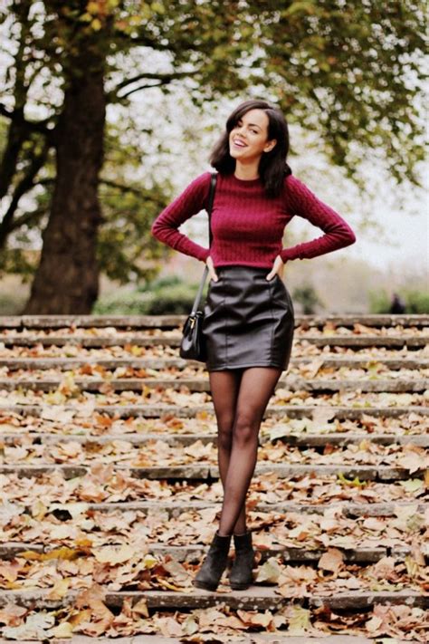 leather mini skirt instagram|leather skirts outfits.